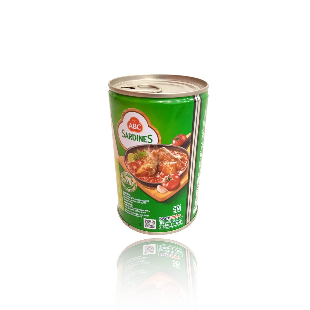 ABC Sarden Tomat 425gr Sardines Kaleng