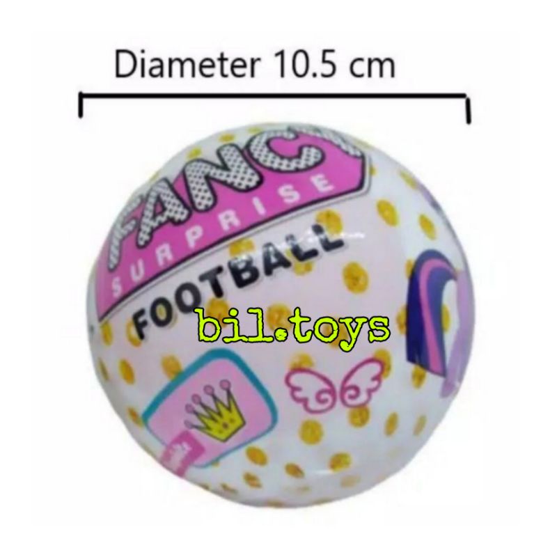 MAINAN ANAK LOL FANCY JUMBO SURPRISE SUPER BALL BESAR MAINAN FANCY SURPRISE FOOTBALL BERISI MAINAN