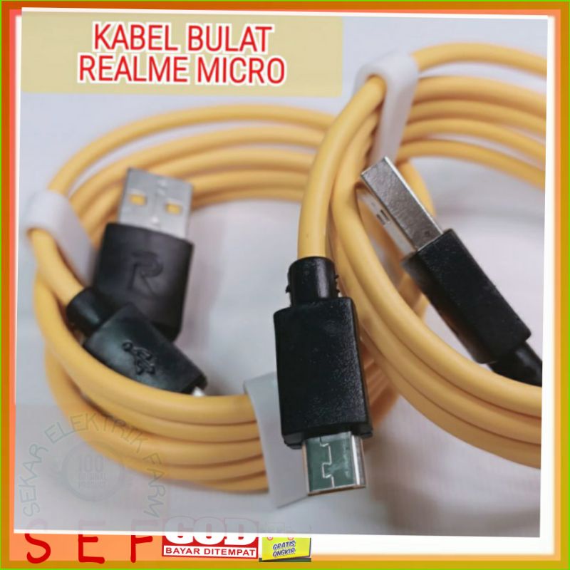 KABEL USB CHARGER MERK REALME KABEL CHARGER MICRO USB REALME/UNIVERSAL