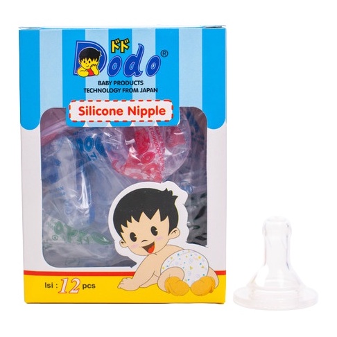 [TERLARIS] Pigeon Silicon Nipple Standard ukuran S M L Dot Bayi Pigeon Silicon Standard ukuran S M L-XL -> DODO DOT BULAT