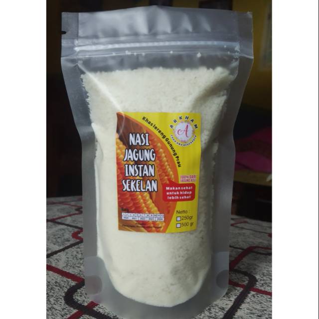 

Nasi Jagung Instan Sekelan Arkham diabetes makanan sehat 500gr