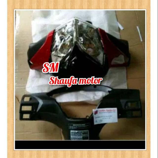 Cover batok pala depan belakang + lampu supra x 125 new 2010-2012