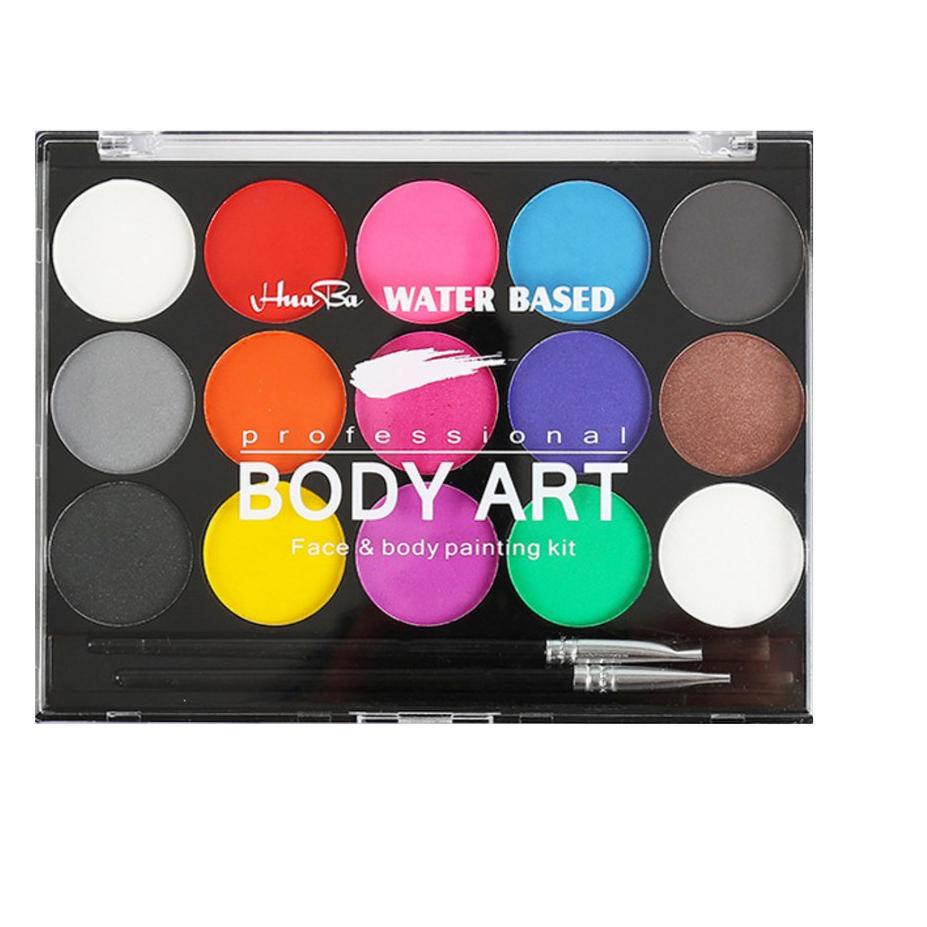 

8.8 BIG SALE FASION FPWC palet 15 warna face paint watercolor painting makeup oil special effect luk