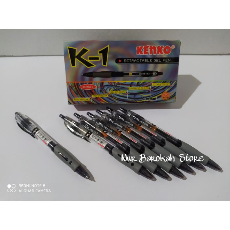 

Pulpen Gel Kenko K - 1 / 0,5 mm / Ecer