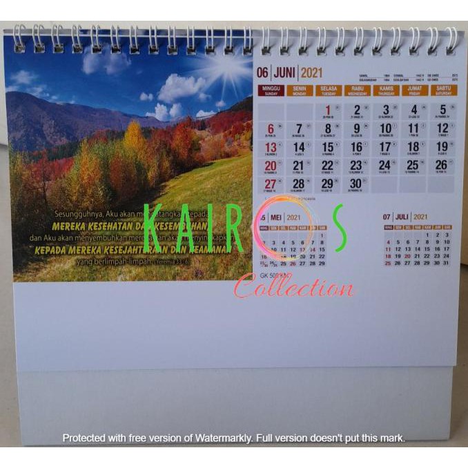 Kalender liturgi juli 2021