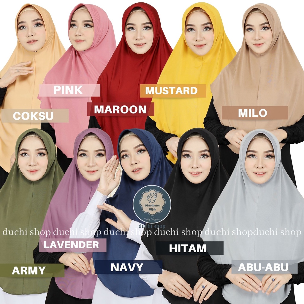 Jilbab bergo pamela Jersey / jilbab sport / Hijab Instan Jersey pinguin Jilbab Bergok Khimar Pinguin PET ANTEM Bahan Jersey Super / Jilbab Bergok Jersey / Kerudung Jersey Premium / Khimar Jersey-RANDOM WARNA