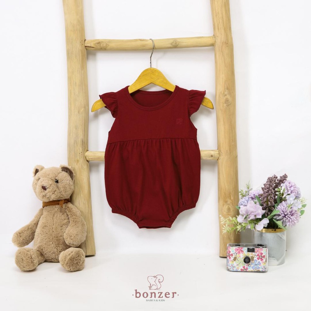 PROMO 7.7 PROMO BAJU LEBARAN MURAH BONZER Ruffle Jumpsuit Romper bayi, Jumpsuit bayi, jumper bayi, Pakaian bayi perempuan Part2