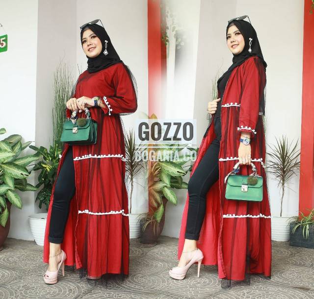 ZARELLFASHION - GAMIS OUTHER katun kombi TILE ORY GOZZO