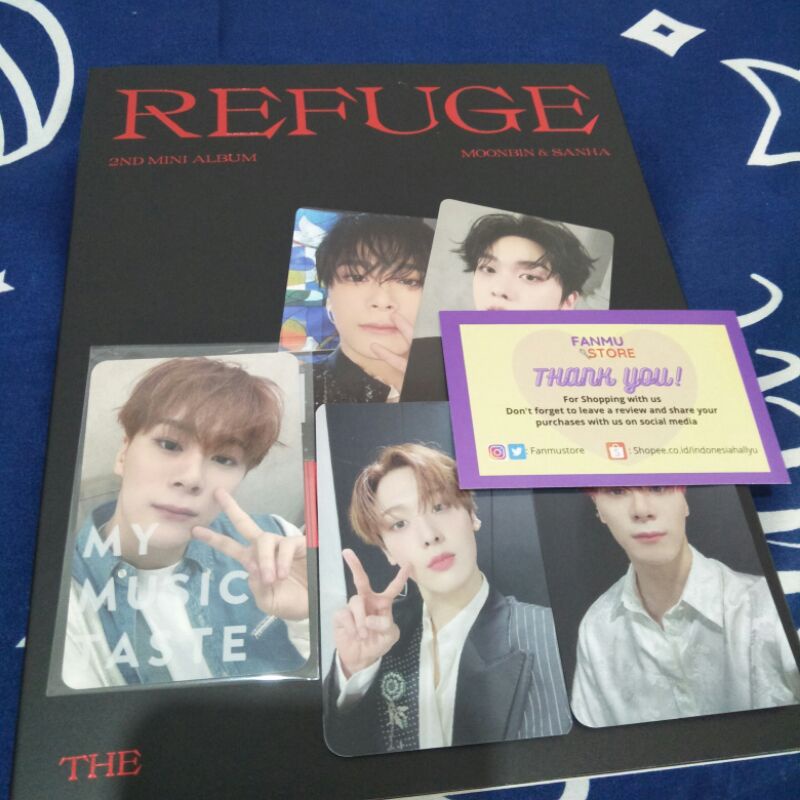 [booked] photocard moonbin MMT refuge