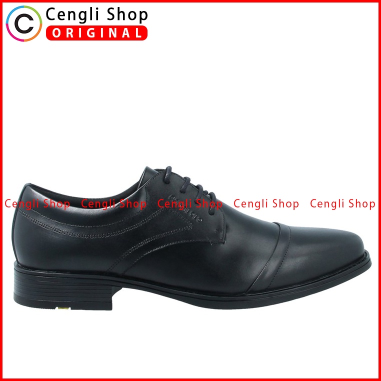 SEPATU FORMAL PAKALOLO PRIA ORIGINAL PANTOFEL KULIT ASLI HITAM PB17