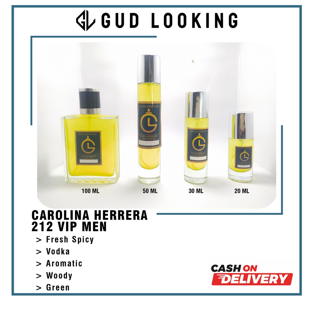 Parfum Refill Carolina Herrera 212 Vip Men / Parfum 212 Vip Men