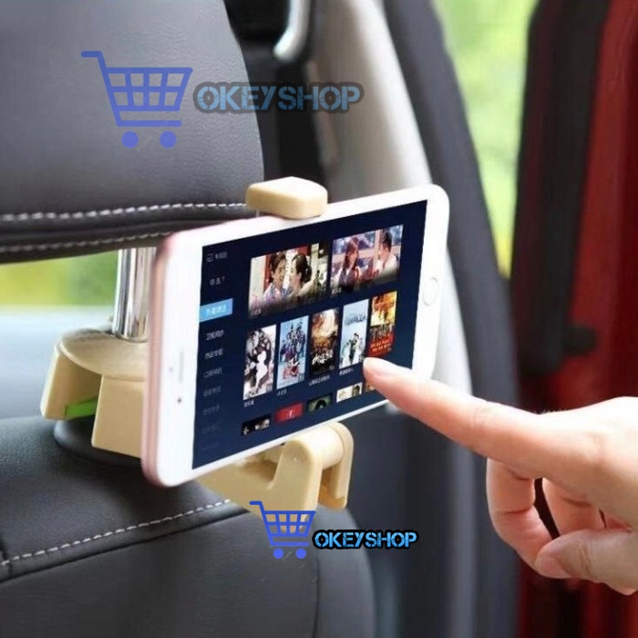 Multi Function Car Back Seat Hook Car Mobile Phone Holder Phone Storage Rear Seat Phone Headrest