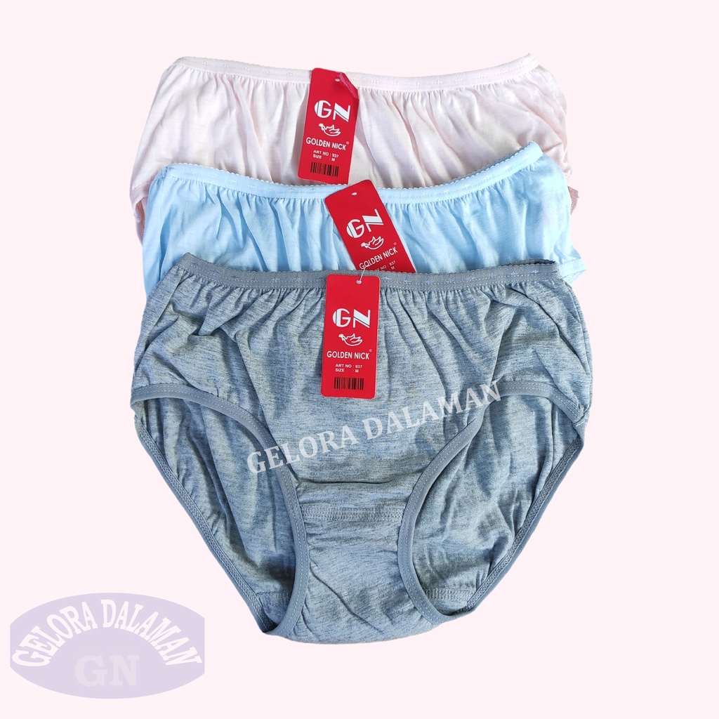 1 Pcs Celana Dalam Wanita Pakaian Dalam Polos Cd Terlaris Real Pick