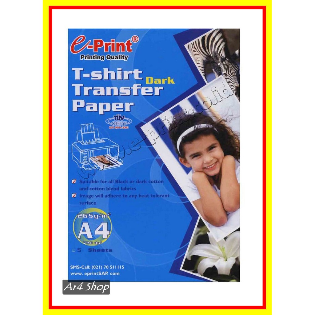 Paper - Eprint - Dark T-Shirt Transfer Paper