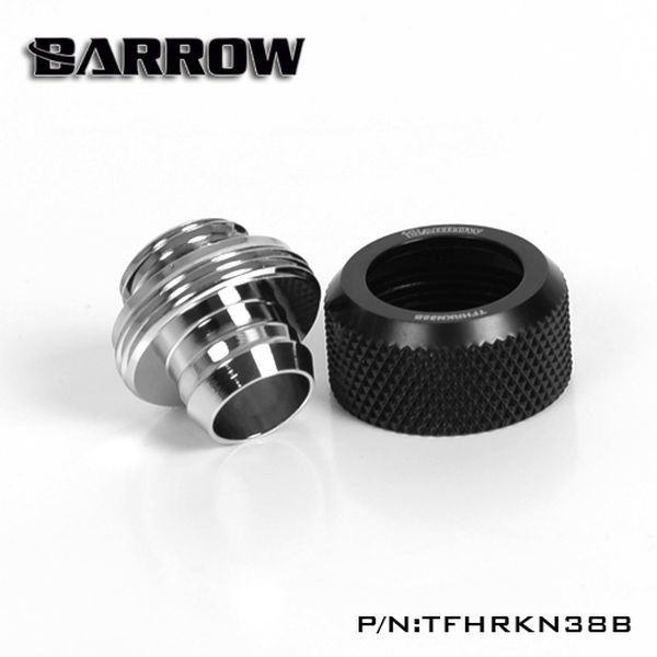 BARROW TFHRKN38B Compression Soft Tubing Fitting ID3/8 - OD1/2 Black