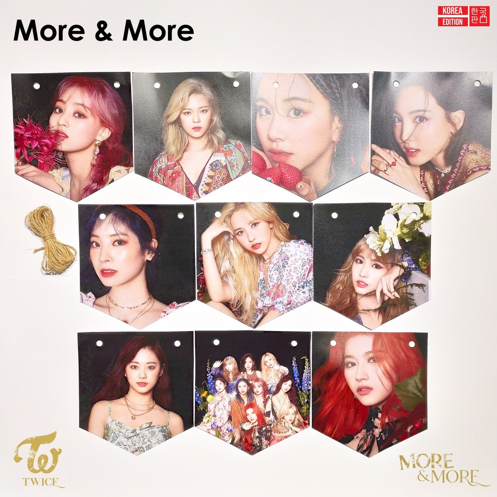 Garland Twice More & More Jihyo Mina Tzuyu Nayeon Dahyun KPOP