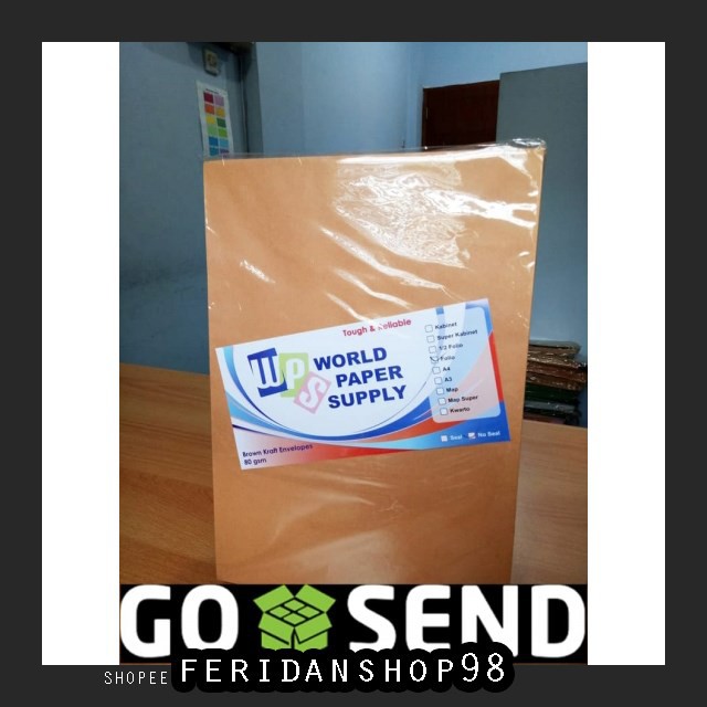 

BT161 TERMURAH AMPLOP COKLAT BEST UKURAN FOLIO WPS 23 5 X 34 5 CM BY FERIDANSHOP98