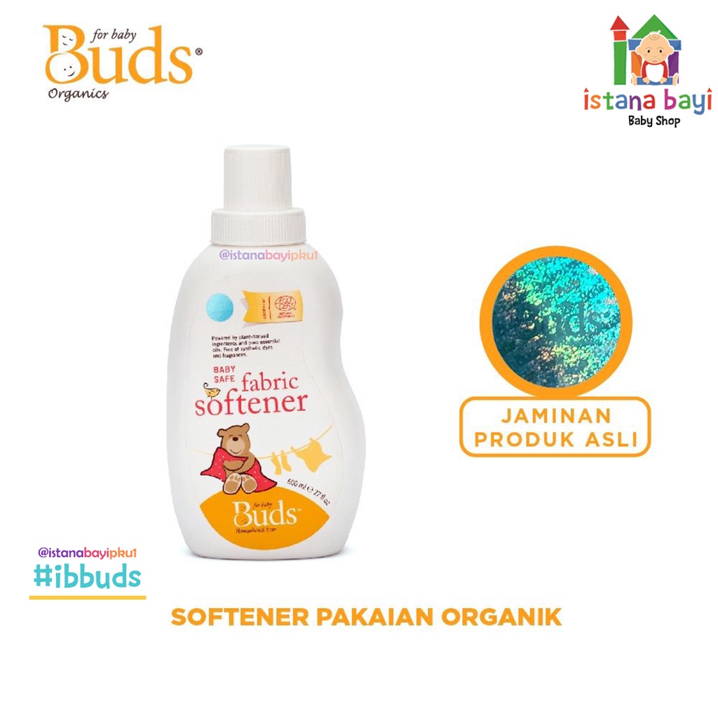 Buds Organics - Baby Safe Fabric Softener 600ml / Pelembut Pakaian Organic