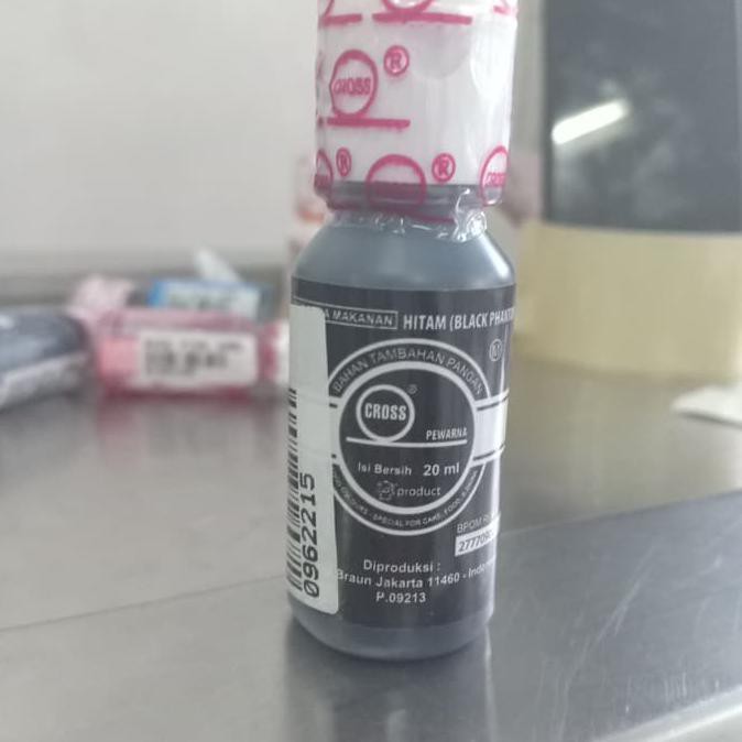 

31.87-Kue- Cross Pewarna Hitam (Black Phantom) 20Ml -Terlengkap-Termurah-Dijamin.