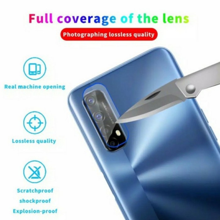 REALME 7 7i 7 PRO C15 C12 C11 2020 C17 TEMPRED GLASS KAMERA,  ANTI GORES KAMERA BENING TEMPERED PELINDUNG KAMERA BELAKANG LENS CAMERA GUARD PROTECTION