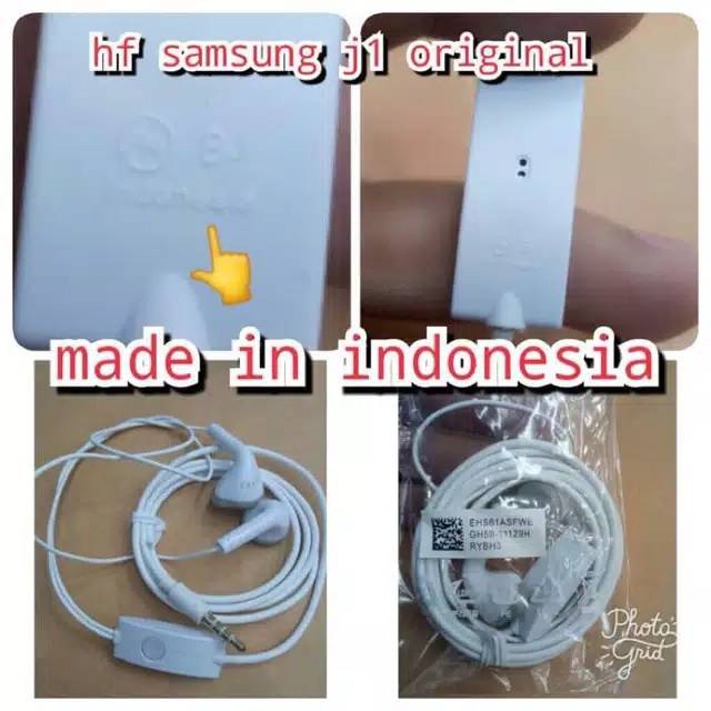 Headset Samsung J Series INDO Handsfree Samsung J3 INDO Earphone Samsung J8 Universal AUX 3.5mm 1.2m