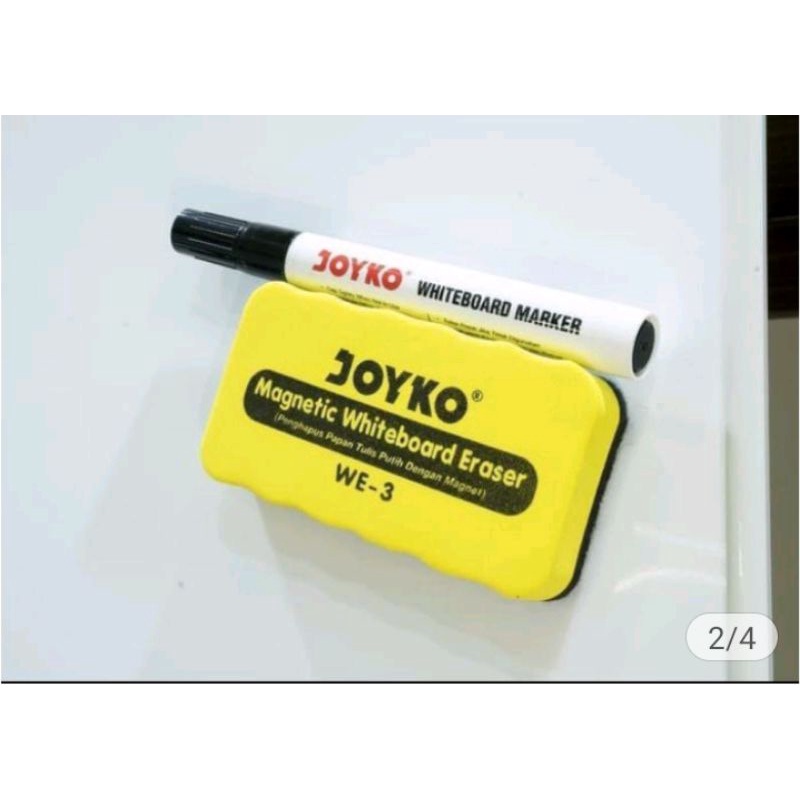 penghapus papan tulis joyko uk 10,8 cm x 5,7 cm magnit WE 3