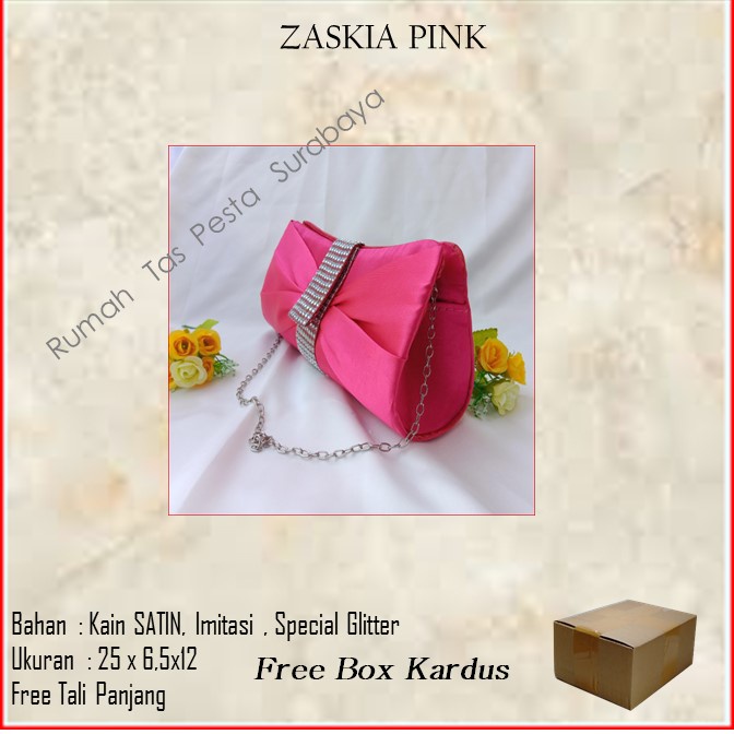 Tas Cantik,Tas Elegant,Tas Lucu,ZASKIA PINK