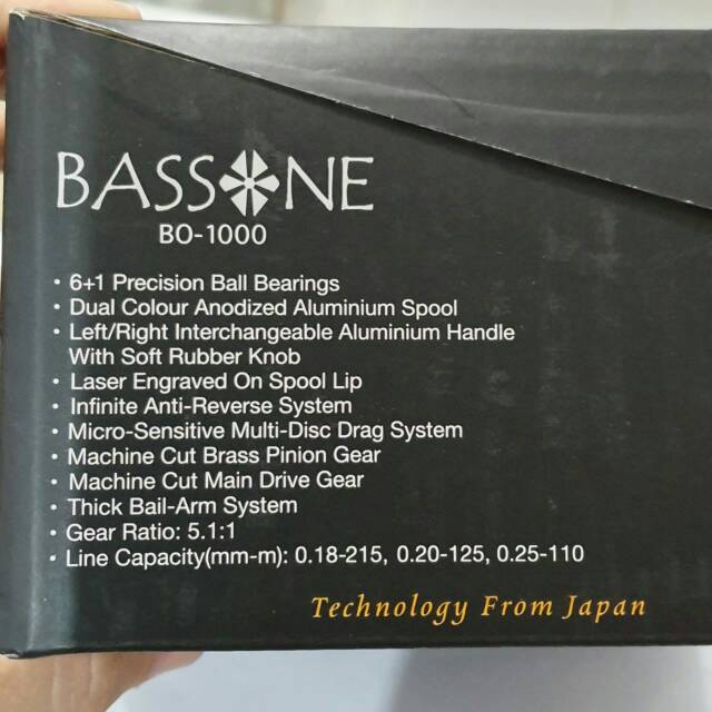 reel boomis bass one 1000