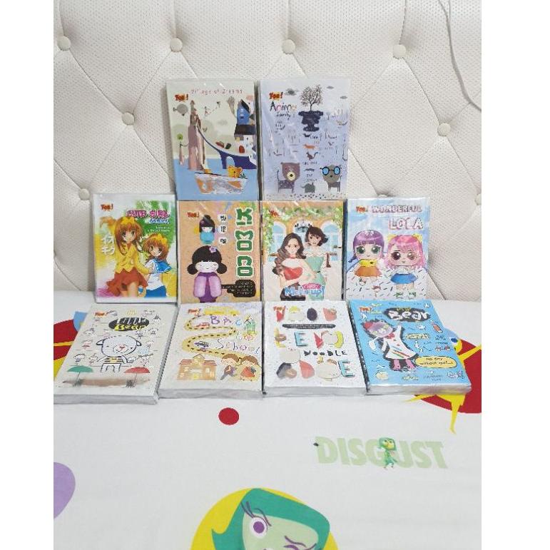 

HOT PRODUCT (10pc) buku tulis murah fancy gambar 30 lembar ✦ 874