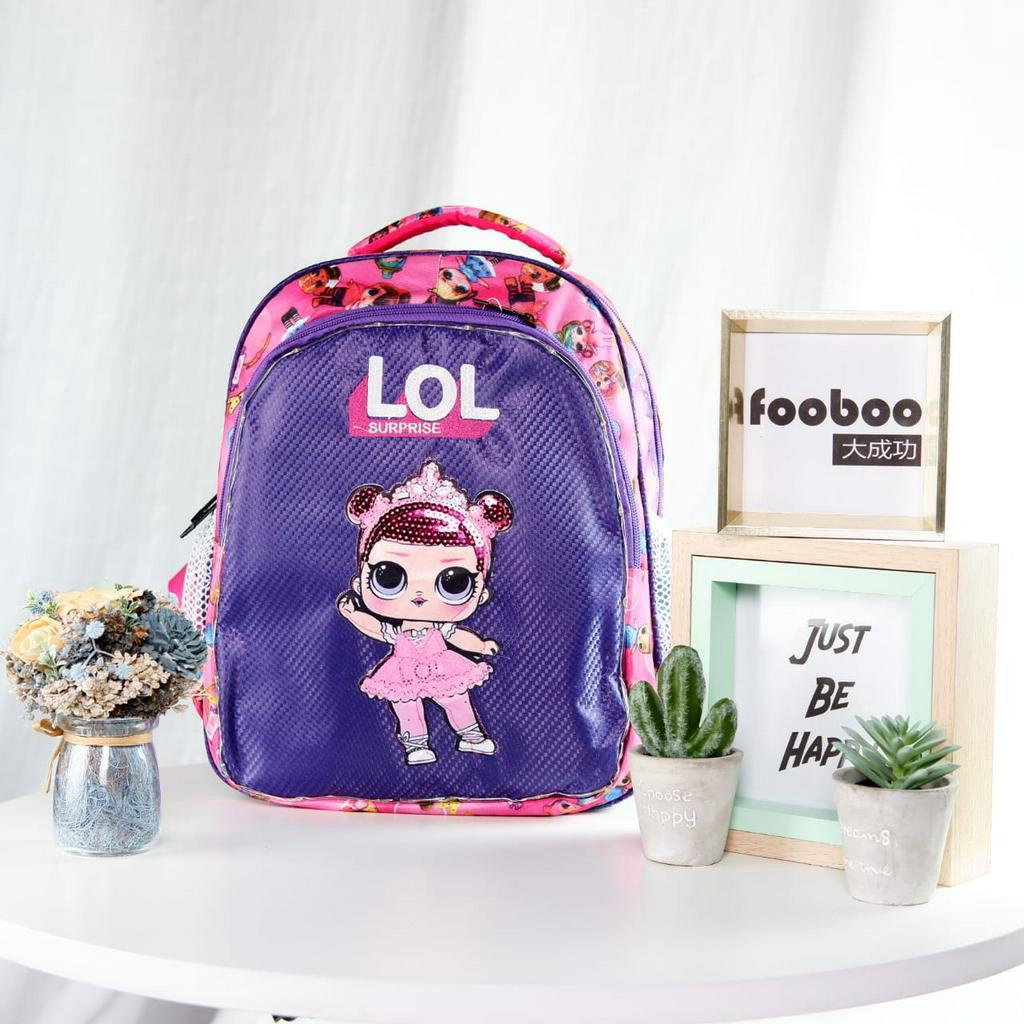 Fooboo 781 LOL LED Lampu Tas Anak Perempuan Sekolah TK SD Tanggung