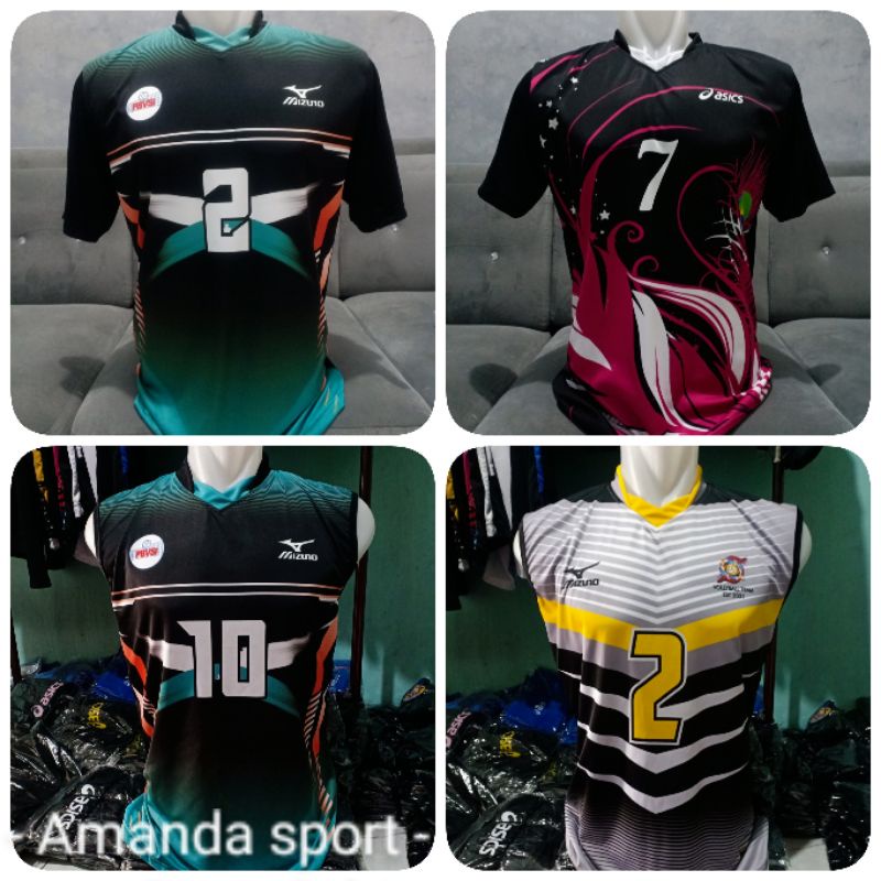 Kaos volly jersey volly jersey printingan