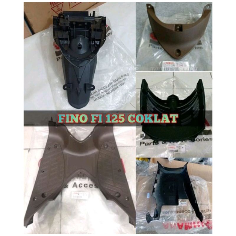 COVER FULL BODY KASAR YAMAHA  FINO FI 125 COKLAT ORIGINAL YAMAHA
