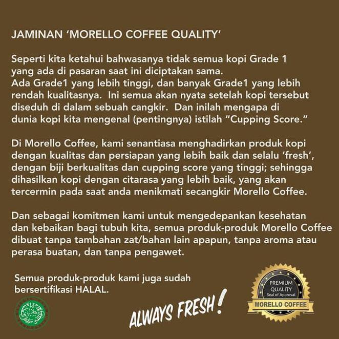 

Idqk Black Karimata/ Mixed Blend/ Premium/ Kopi Bubuk/Biji A503