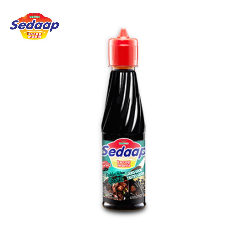 Sedaap Kecap Manis Kedelai Hitam Spesial Botol 135 ml - Gambar 3