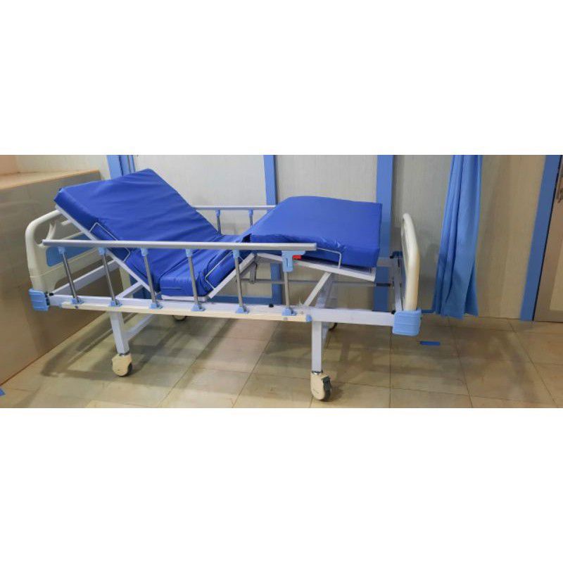 Aurabaik Ranjang Pasien / Bed Pasien / Tempat Tidur Pasien 1 Crank 2 Crank 3 Crank