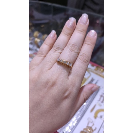 cincin listring sebaris berlian
