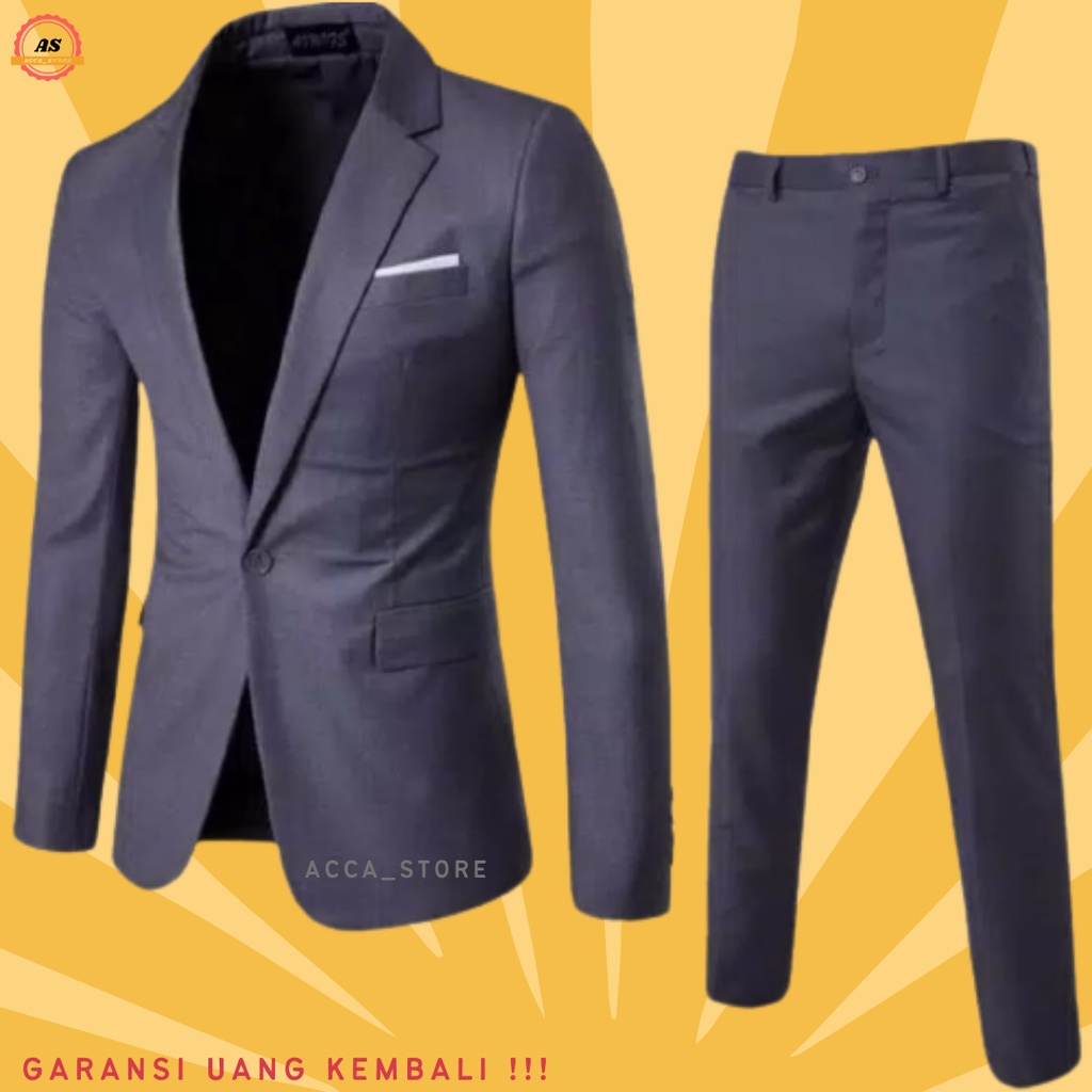 SETELAN BLAZER KERJA SETELAN JAS FORMAL PRIA