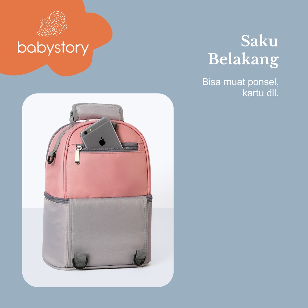 Tas asi cooler bag asi tas penyimpanan asi diaper bag sling cooler bag