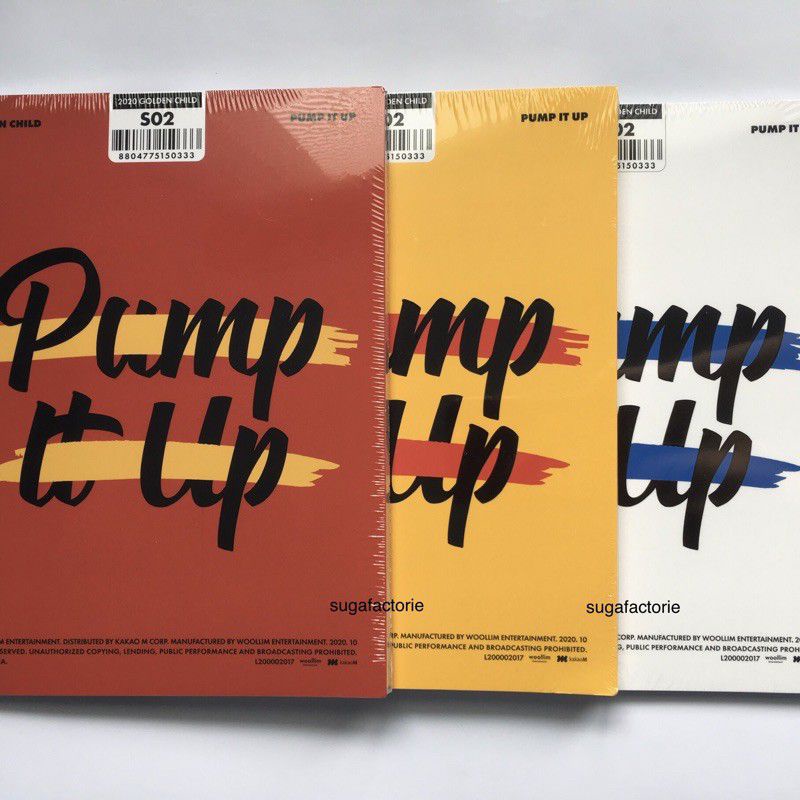 (FULLSET) SEALED ALBUM GOLDEN CHILD PUMP IT UP OFFICIAL