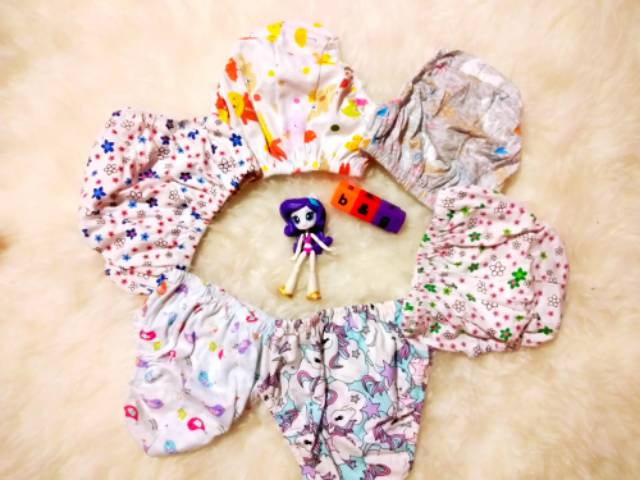 6 Pcs Celana Dalam Anak Perempuan Motif Random Terlaris