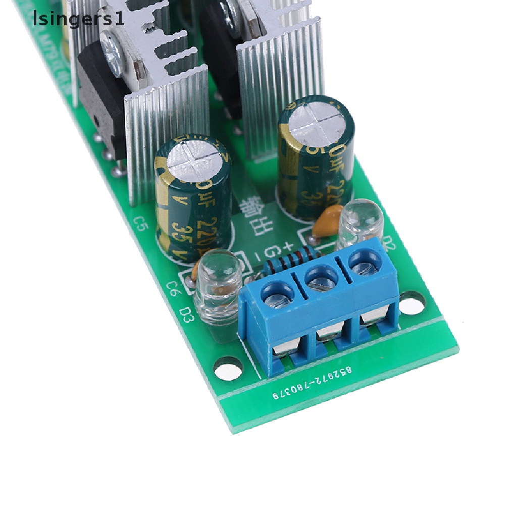 (lsingers1) Lm7812 + LM7912 regulator power supply dual voltage 12V