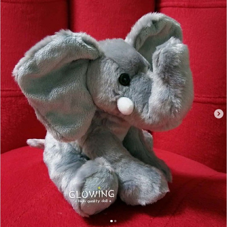 Boneka Gajah Abu Kuping Besar