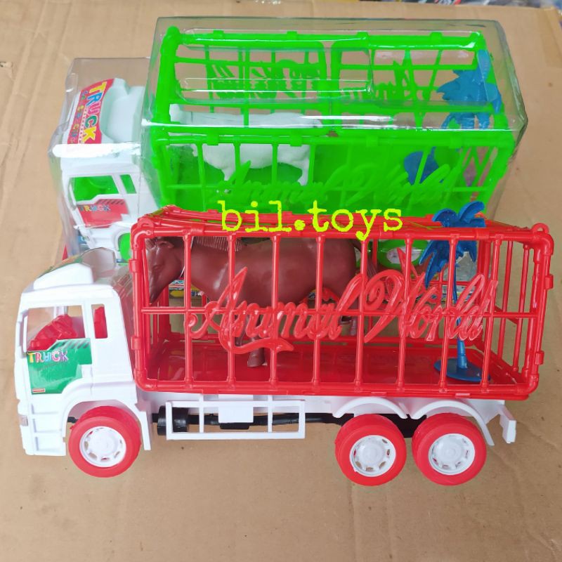 MAINAN ANAK LAKI LAKI MOBIL HEWAN MIKA / mainan mobil mobilan pengakut hewan / animal world car toys