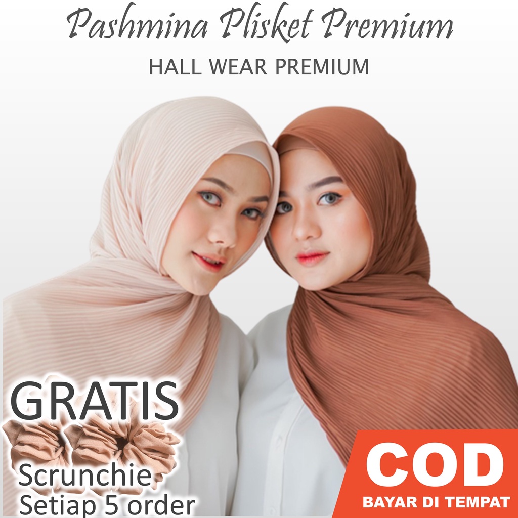 Hijab Pashmina Plisket Jilbab Pashmina Pashmina Krudung Pashmina Kerudung Pashmina Hijab Plisket Pas