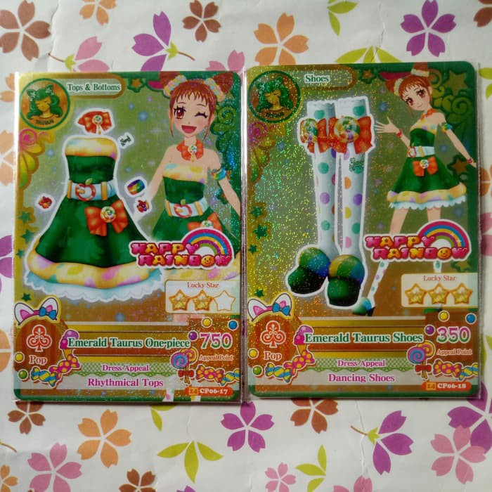 aikatsu cp set emerald taurus otome s2v6