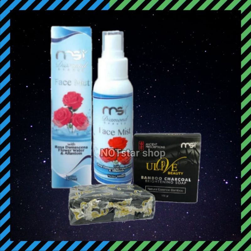 PAKET MSI FACE MIST & SABUN BAMBOO - skincare MSI "NOTSTAR SHOP"