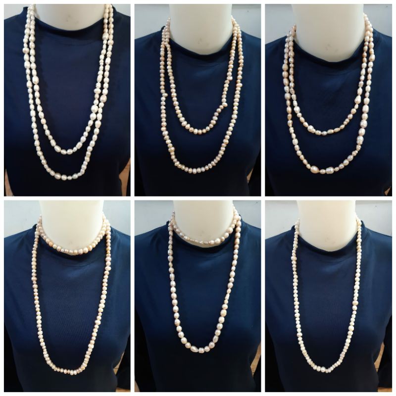 MUTIARA LOMBOK KALUNG PANJANG KALUNG HIJAB KALUNG DUA LAYER KALUNG MUTIARA MULTILAYER