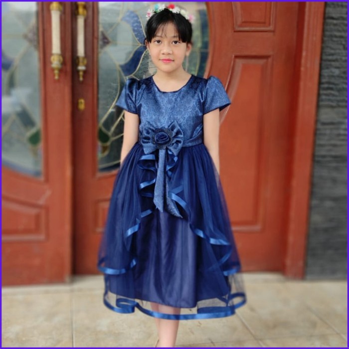 Gaun Anak - Anak Perempuan Pesta Tahun Dress Baju Perempuan Gaun Pesta Ulang Anak