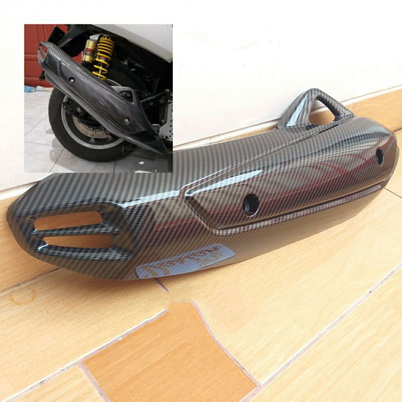 Cover knalpot carbon yamaha Nmax 2015 - 2019