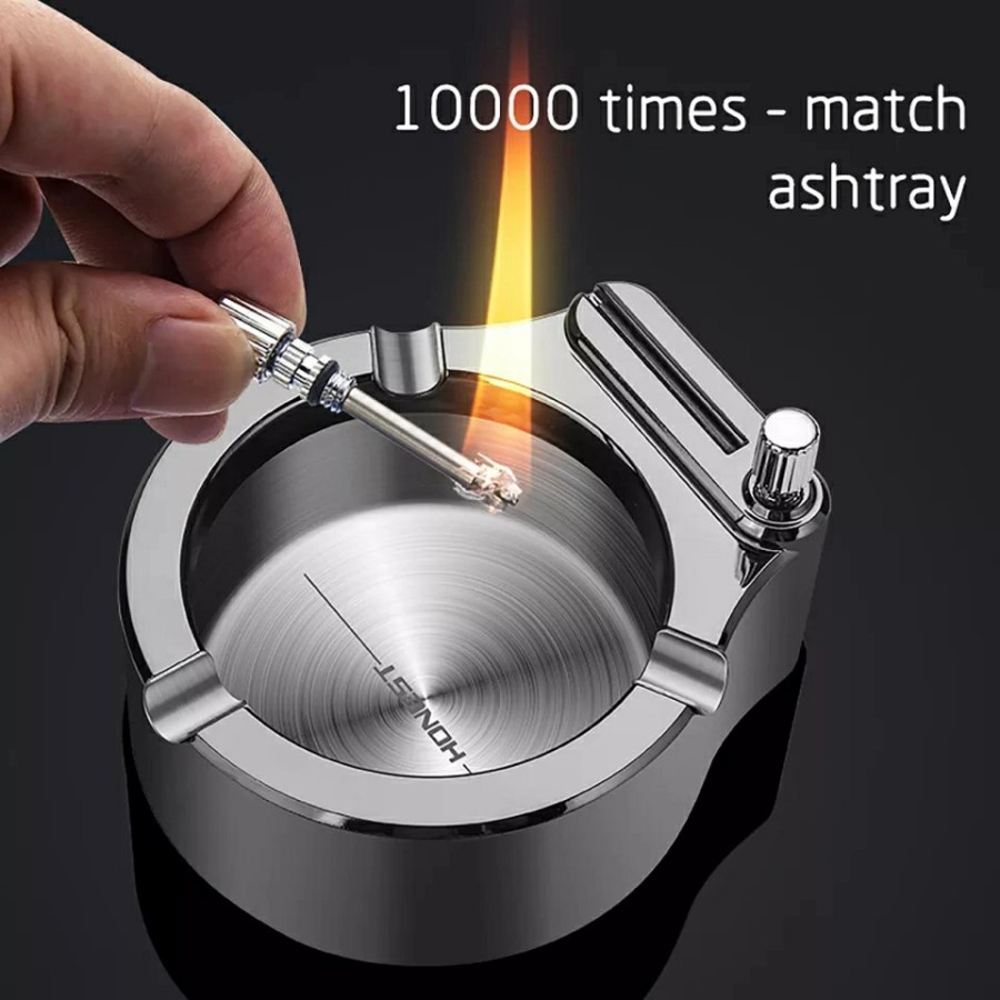 asbak unik korek gesek ten thousand matches ashtray elegan